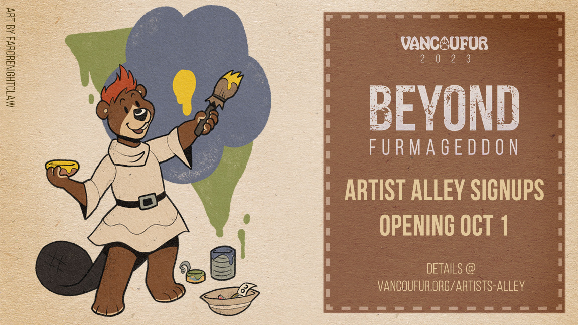 Artist Alley Applications Open Oct 1!